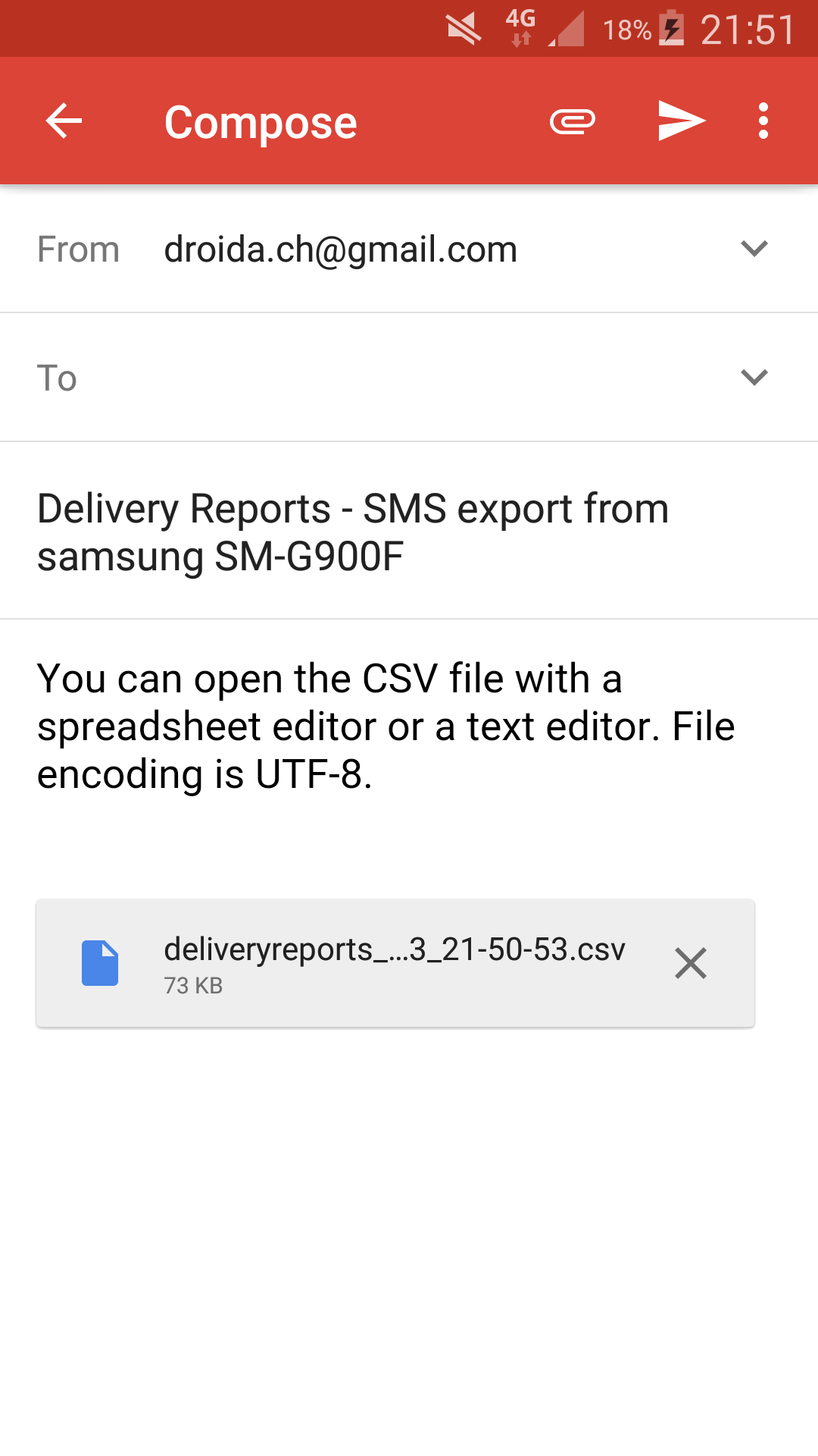 Exported by email